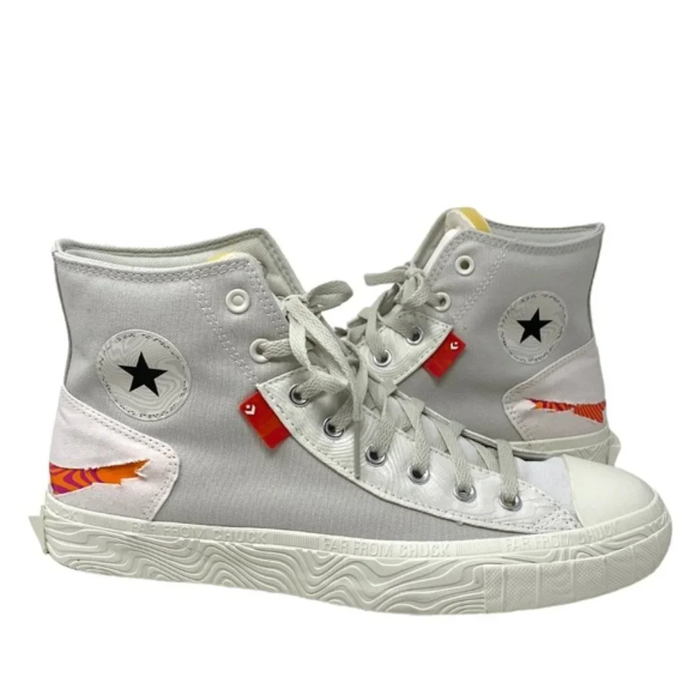 Converse Chuck Taylor All Star High Top Beige Men’s Size Canvas Sneakers A00794C - Picture 2 of 9
